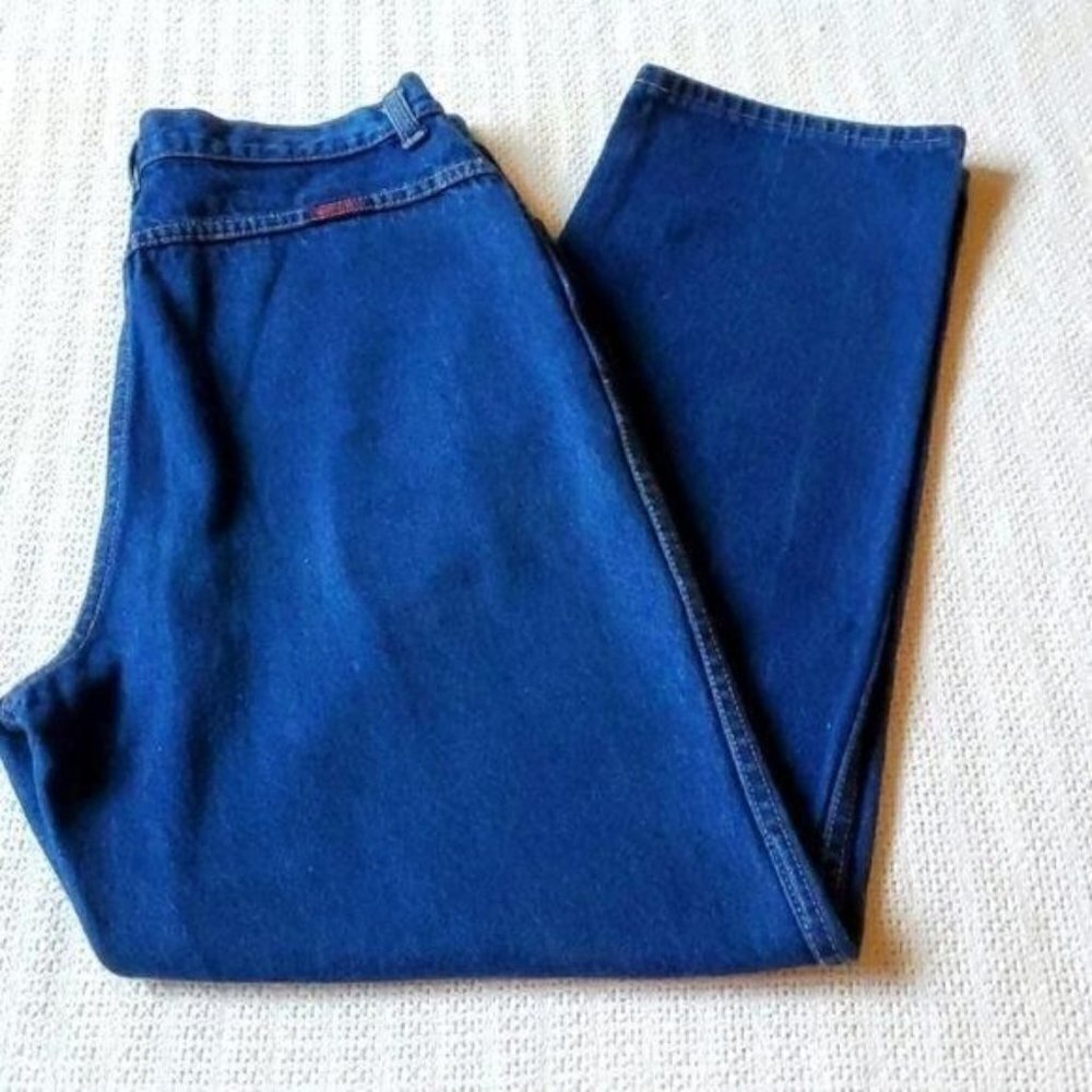 Natchez Vintage High‎ Rise Zippered Pocketed Sz. 29 Blue Jeans